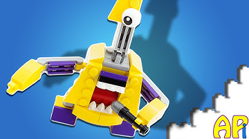 Lego Mixels Series 7 Jamzy 41560 Stop Motion Build review