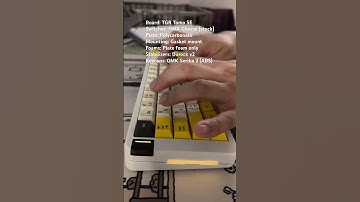 Space65 R3 + HMX Cheese #keyboard #mechanicalkeyboard #typing #customkeyboard #custom