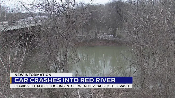 Vehicle crashes into Red River in Clarksville