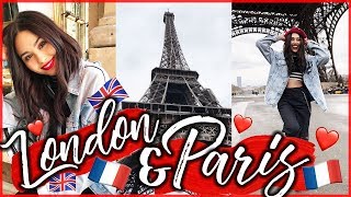 LONDON + PARIS TRAVEL VLOG! 🇬🇧❤️🇫🇷 | Roxette Arisa Vlogs