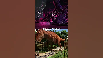 Ark Reaper King vs Ark Carcharodontosaurus #shorts