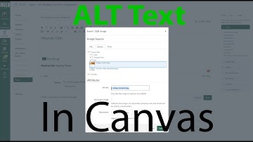 Monday Minute: Add Alt Text in Canvas
