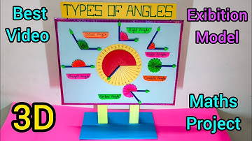 #maths working model#maths model#types of angles#maths exhibition model#maths project working model👍