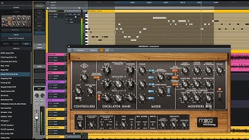 UAD Instruments — Moog Minimoog & Ravel Grand Piano Sound Examples