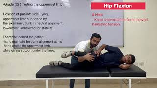 Evaluation and measurements ☘️ hip flexion