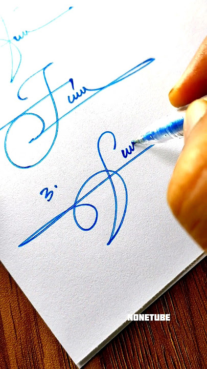 F letter signature ❤