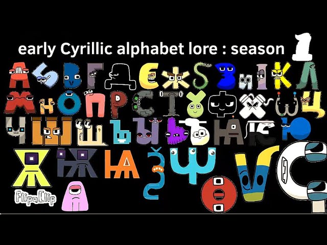 Cyrillic Alphabet Lore 