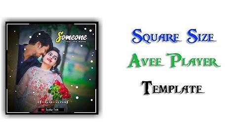 Square Size Avee player template downloa| How to create trending WhatsApp Status Video | Avee player