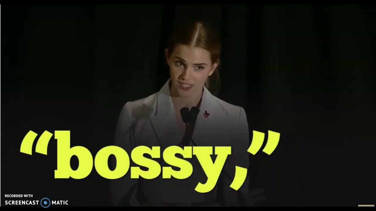 SPEECH EMMA WATSON GENDER EQUALITY 01 - YouTube