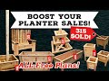 Planter box selling tips and tricks make money woodworking projects that sell