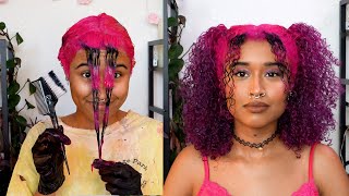 Dyeing My Hair Racoon Tails + Billie Eilish Roots!