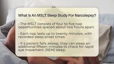 What Is An MSLT Sleep Study For Narcolepsy? - Sleep Apnea Support Network