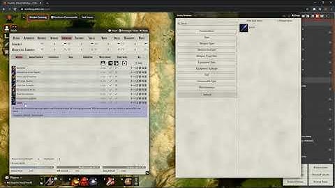 Creating an attack in Foundry VTT