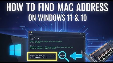 How to find system mac address | easy way to find laptop mac id | Tech Shot-Cuts