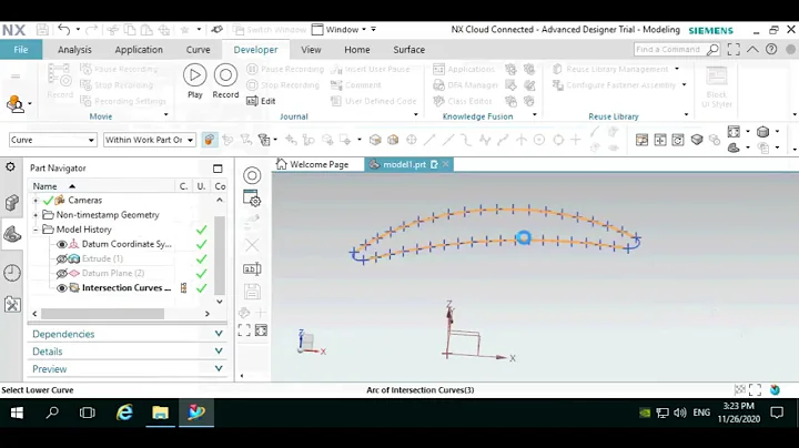 NXOpen points export