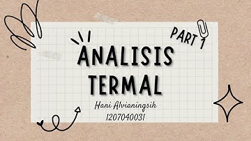 Part 1 Tutorial Analisis Termal TGA DTA Menggunakan Origin