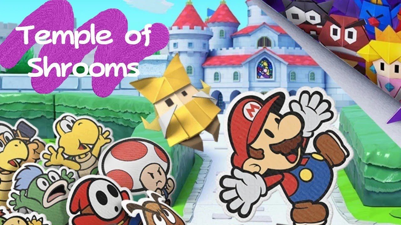 Paper Mario Origami King Temple of Shrooms 2 YouTube