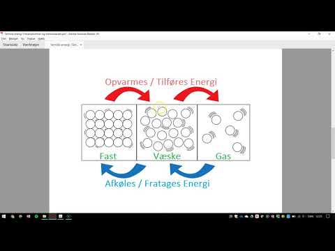 Video: Forskellen Mellem Termisk Energi Og Temperatur