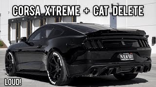 Corsa Extreme and Cat Delete - 2016 Mustang GT (ColdStart/Revs/Flyby/GhostCam)