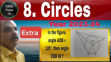 In the figure, angle AOB = 125°, then angle COD IS ?