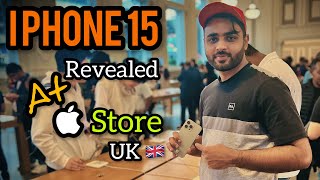 iPhone 15 All variants review at Apple store UK 🇬🇧 #internationalstudents #iphone15promax