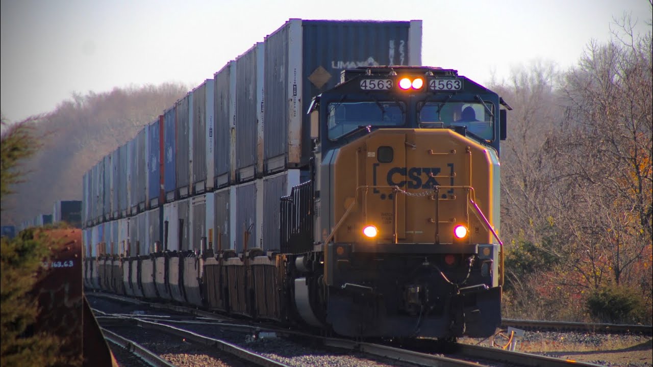 CSX I131 HAULS through CP 163 with friendly crew! - YouTube