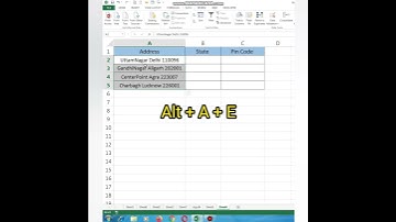 Split cell in Excel #shorts #excel #tipsandtricks #trending