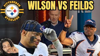 RUSSEL WILSON VS JUSTIN FEILDS HIGHLIGHTS|WHO WILL THE STEELERS START?#viral #steelers #qb #nfltrade