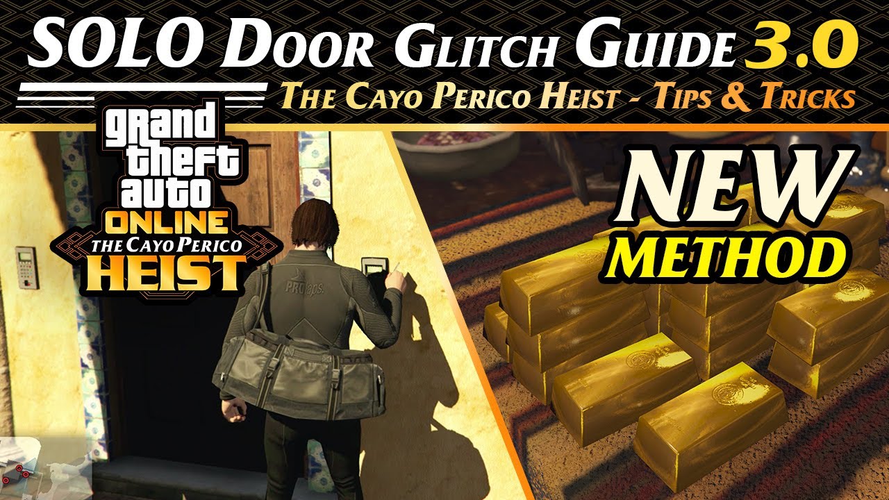 NEW Solo Gold Door Glitch Cayo Perico Replay, No More Preps, Keep