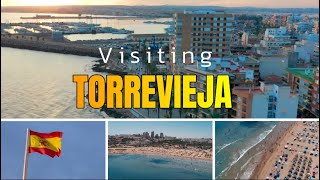 Visiting, walk & Fly through TORREVIEJA , Costa Blanca Spain  🇪🇸 - (4K) Tiny Tour 2023