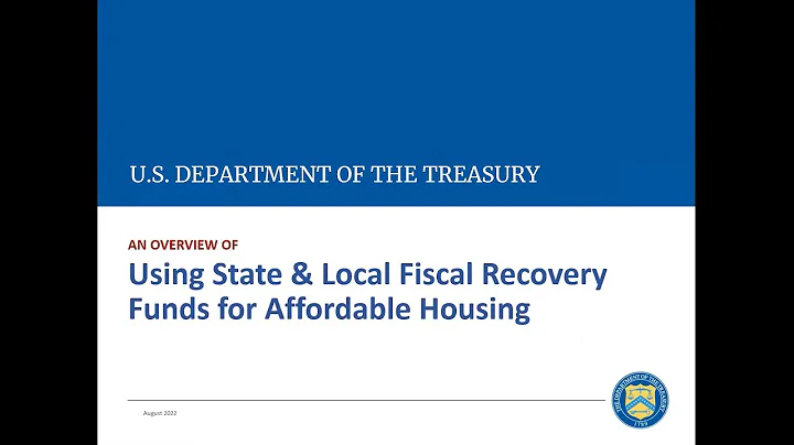WEBINAR: State & Local Fiscal Recovery Funds: Affordable Housing Production & Preservation