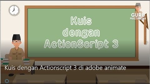 Kuis dengan Actionscript 3 di Adobe Animate