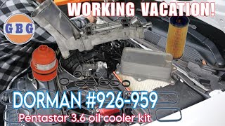 Pentastar 3.6 oil filter housing/cooler replacement with Dorman 926-959 aluminum kit! by Grease Belly Garage 683 views 4 months ago 22 minutes