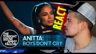 🇲🇽 Anitta: Boys Don’t Cry | The Tonight Show Starring Jimmy Fallon (REAÇÃO | REACT | REACCION)