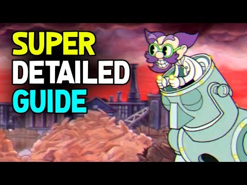 Cuphead- How to Beat Dr. Kahl's Robot Nintendo Switch:  Super Detailed Guide