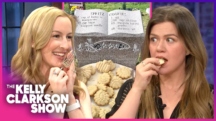 Kelly Clarkson Tries Recipes Etched On Gravestones!