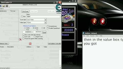 How to Hack Pinball Using Cheat Engine