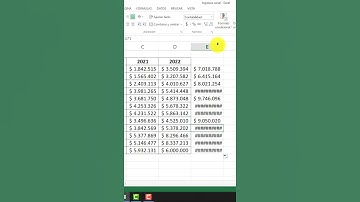 Por qué aparecen numerales en Excel 🤔 ##### ☝🤓 SOLUCIÓN al error #shorts #excel #tutorial