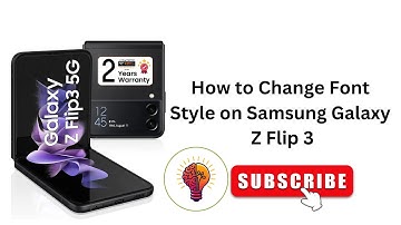 How To Change Font Size on Samsung Galaxy Z Flip 3 (2025) – Easy Step-by-Step Guide!