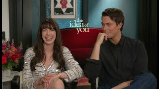 Anne Hathaway + Nick Galitzine keep us guessing! New interview for THE IDEA OF YOU