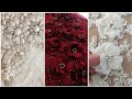 How to make expensive dress explanation tips and tricks //3d net fabric /lace fabric and