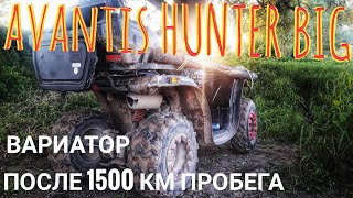 вариатор квадроцикла AVANTIS HUNTER BIG после пробега 1500км