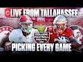 Picks &amp; predictions for EVERY big game game| LIVE Week 1 College Football coverage 😤