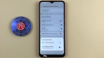 Show Keyboard button on the navigation bar on Samsung A03 Android 13