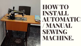 How To Install Two Lion Automatic Manual Sewing Machine 5 Easy Steps Unboxing 2022