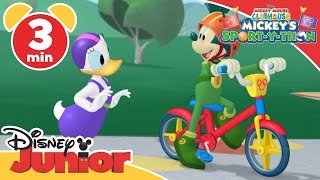 Mickey Mouse Clubhouse | Mickey's Sport-Y-Thon: Relay Race | Disney Junior UK