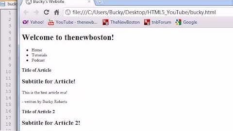 HTML5 Tutorial - 14 - Flexible Box Model