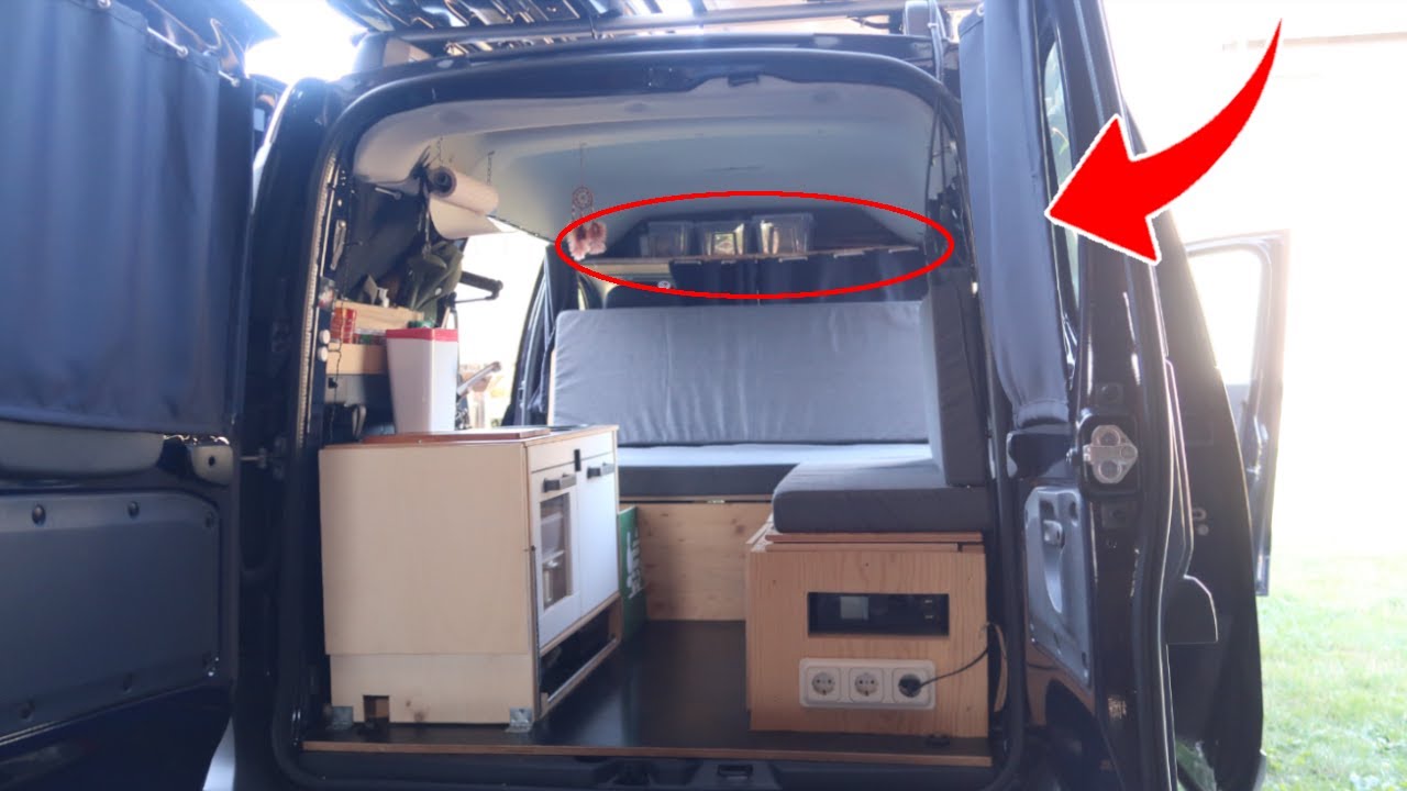 Regalerweiterung Mini Camper Dacia Dokker Youtube