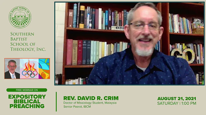 SBST Free Webinar, Expository on Biblical Preachin...