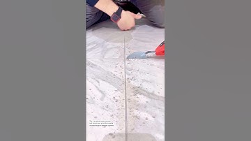 Efficient Tile Grout Removal Using an Electric Grout Removal Tool Satisfying & Professional Process